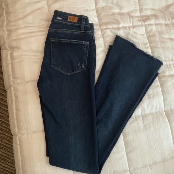 Paige Lou Lou Transcend Vintage Flare Jeans - Picture 7 of 16